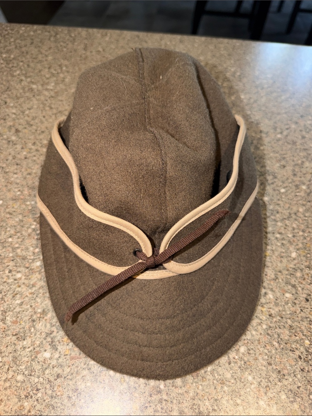 Stormy Kromer olive brown hat